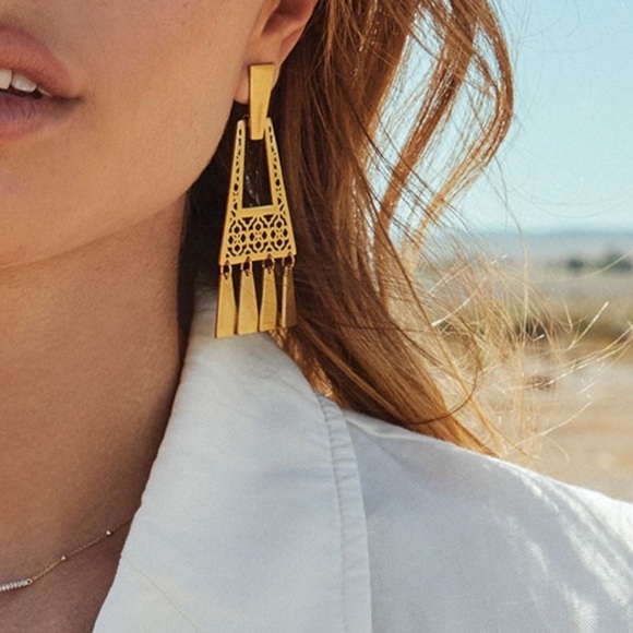 Kendra Scott Jewelry - Kendra Scott Kase Small Statement Earrings in Gold